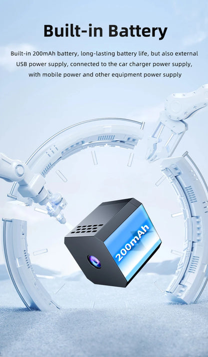 1080P Mini WiFi Camera F1 Wireless Remote Monitor Loop Recording Camera Security Protection Smart Home surveillance camera - AMULET RING STORE