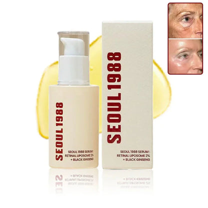 SEOUL 1988 Vitamin C Wrinkle Care 4% Retinol Ginseng Face Serum Firm Fine Lines Eye Cream Hydrating Moisturizing Brightening Set