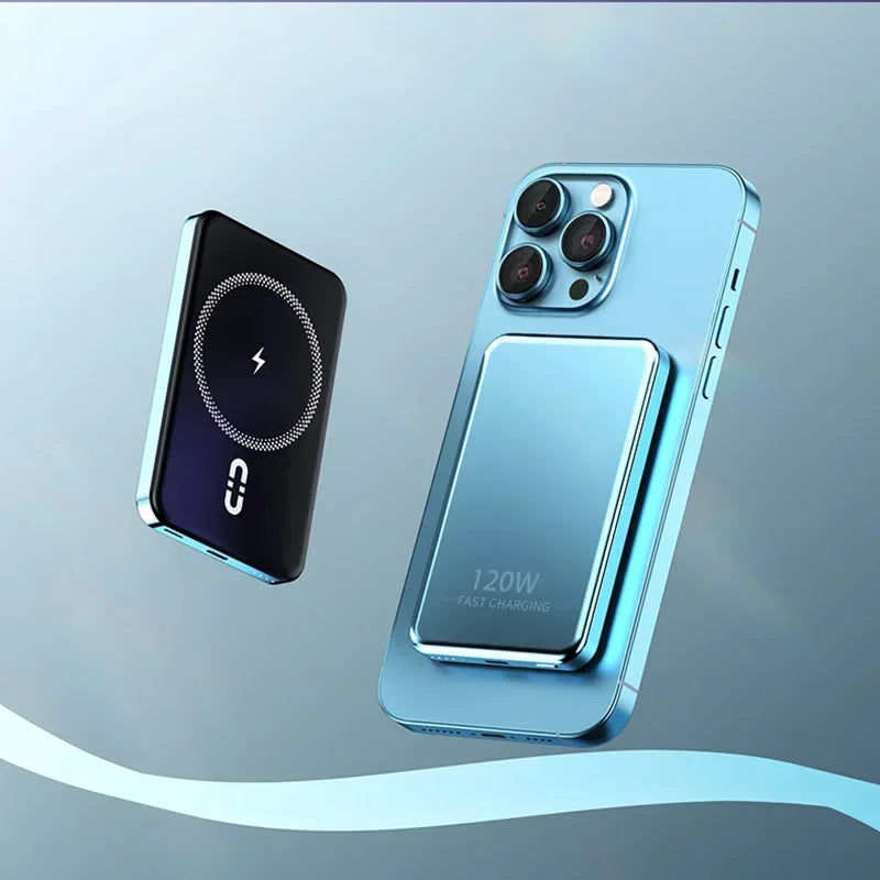 Xiaomi 120W Magnetic Power Bank 50000mAh Large Capacity Wireless Magnetic Fast Charger Portable Power Supply for iPhone Samsung