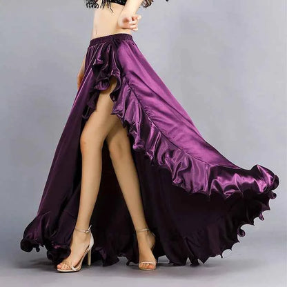 Sexy Belly Dance Skirt Bot f Skirt New Sle Spring Summer Large Swing Beginner Eastern Dance Practice Long Skirt