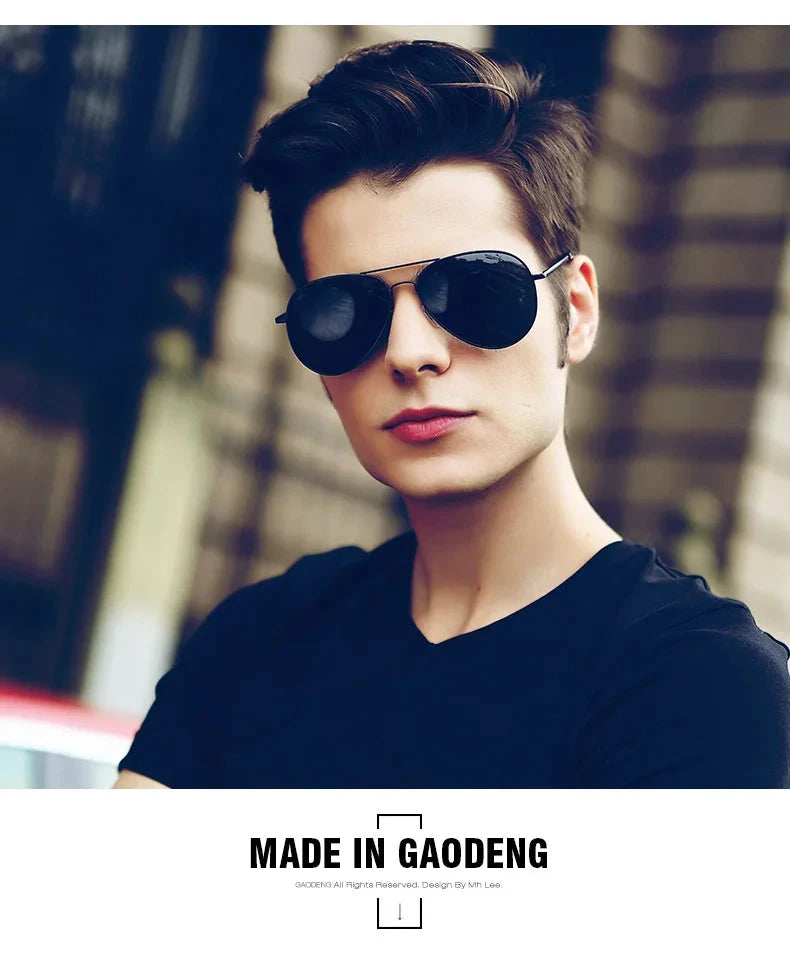 Blenders True Color Male and Female Pilot style Polarized Sunglasses Large Trendy Fashion Sunglasses