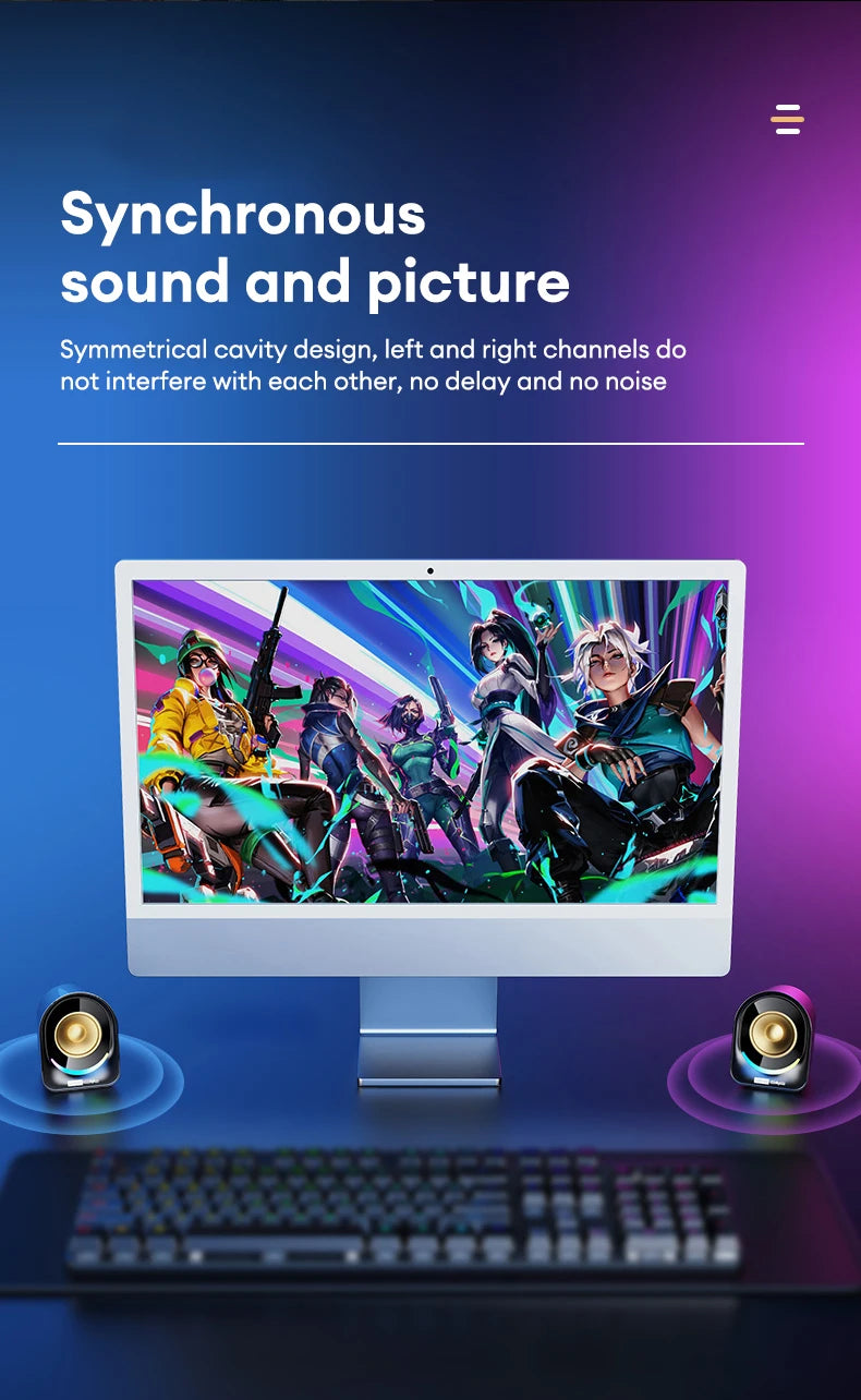 New Lenovo A02 Wireless Bluetooth V5.4 Speaker With Dual Mode RGB Light Wired Loudspeaker Vibrant Stereo Sound Camping Soundbox