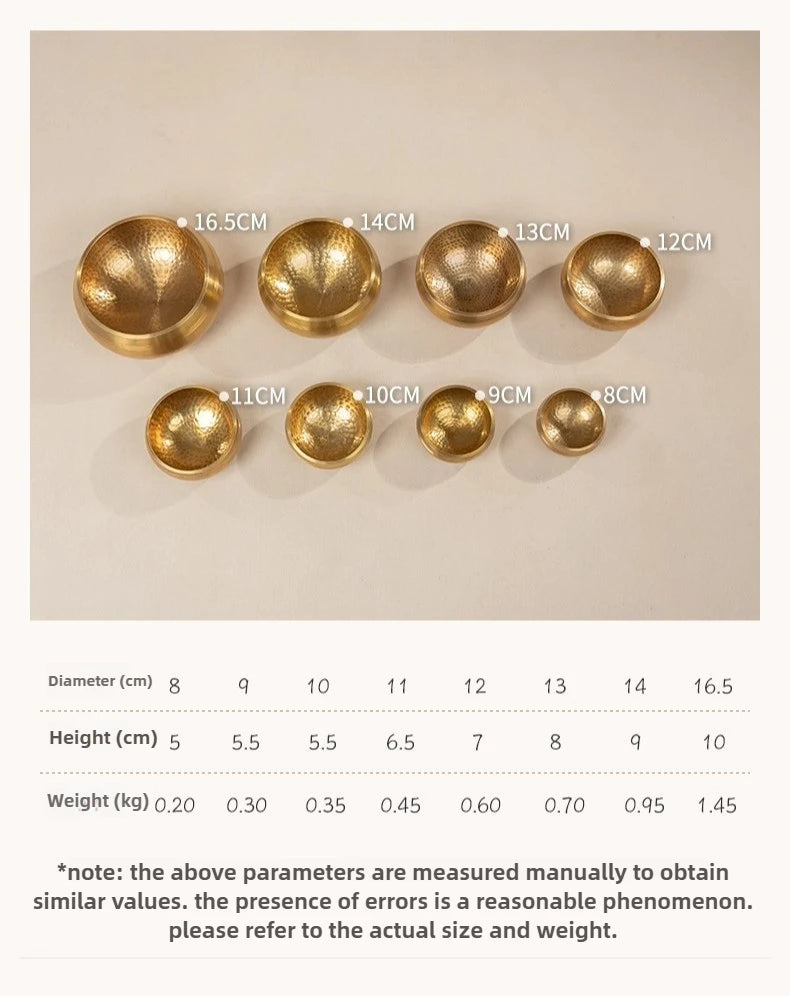 Nepal Singing Bowl Handmade Copper Bowl Sound Healing Yoga Meditation Professional Original Tibetan Bowls Buddha Instrument - AMULET RING STORE