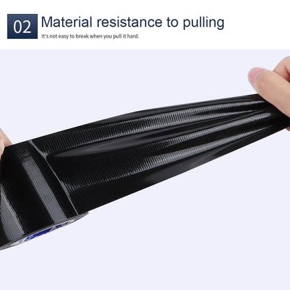 Black Cloth Based Tape Waterproof Heavy-Duty Pipe Single-Sided Tear-Proof Strong Adhesive Floor Duct Home Adhesive Bun Fixed - AMULET RING STORE