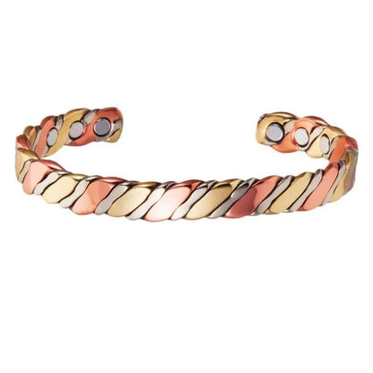 Women Tibetan Pure Copper Magnetic Healing Bracelet India Pattern Men's Spiritual Yoga Jewelry Adjustable Rope Inlay Style