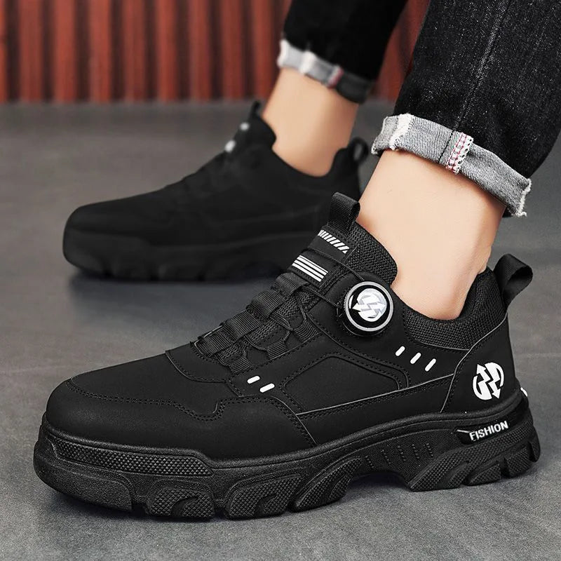 Summer Mens Casual Shoes Leather Men's Sneakers Comfortable Soft Male Wark Board Shoes Platform Shoe for Men Кроссовки Мужские - AMULET RING STORE