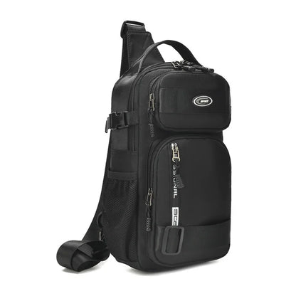 Fashion Multifunction Men's Shoulder Bag Running Outdoor Sling Crossbody Bags Male Travel Trend High Capacity Sport Chest Bag - AMULET RING STORE