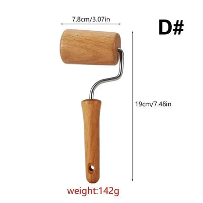 Wooden Rolling Pin - Kitchen Baking Tool - AMULET RING STORE