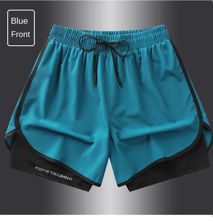 【 S-5XL 】2025 Sports Three Piece Pants Summer Popular Anti glare Double layered Sports Shorts for Men and Women Couples Ru