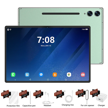 2025 Pad 7s Pro Tablet Android 15 10.1inch Touch Tablets Global Version Original Tablette 16GB+1TB Dual SIM Phone Call 10000mAh