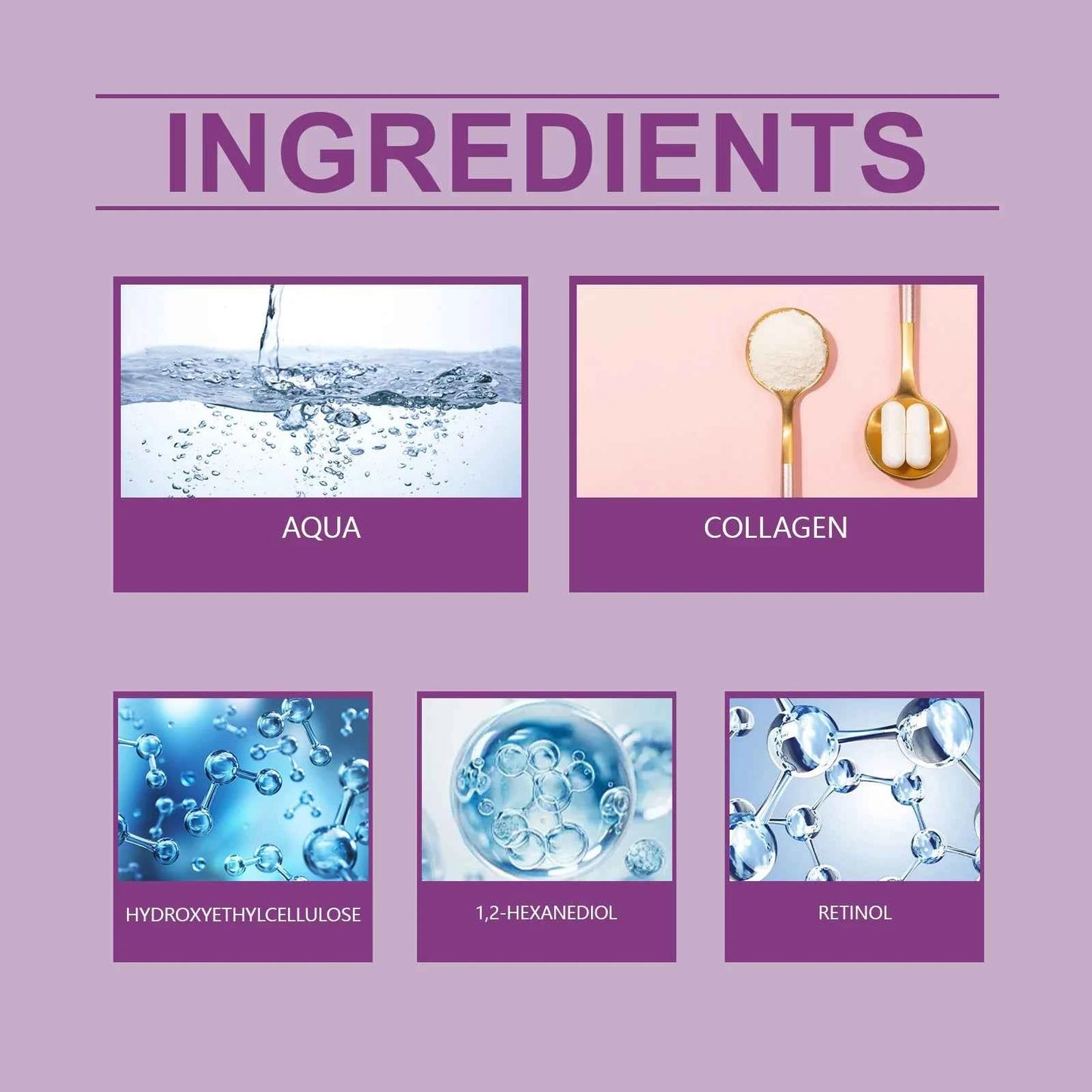 Retinol Facial Anti Wrinkle Essence  Hydrating Firming Treatment, Lifts & Smooths Fine Lines, Nourishing, 30ml