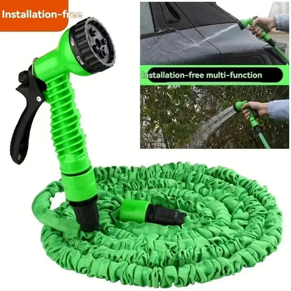 200FT Expandable High-Pressure Magic Hose 7 Water Spraying Functions Gun Durable Materials Home Garden Watering Tools - AMULET RING STORE