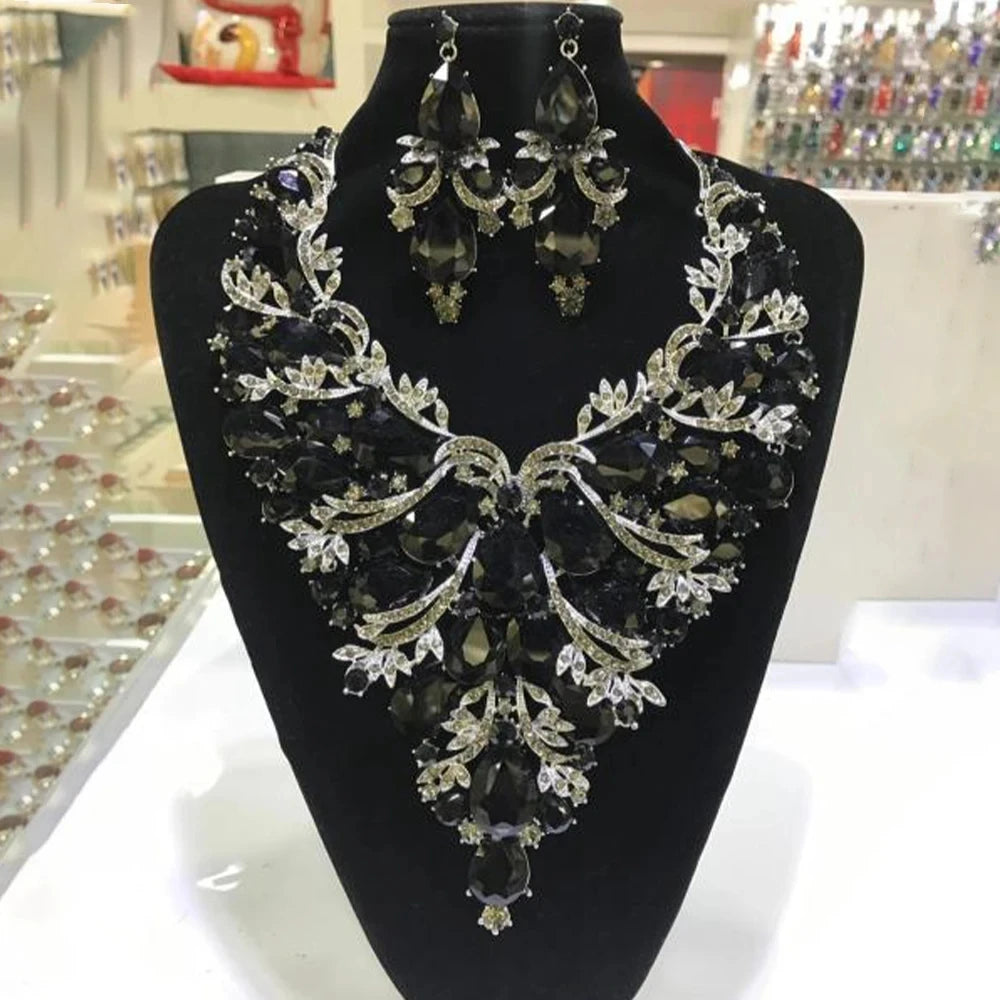 Stonefans Rhinestone Jewelry Set - Party Accessories - AMULET RING STORE