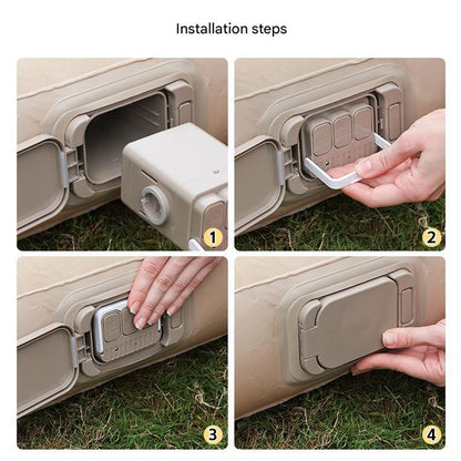 2 Persons Inflatable Mattress Indoor Outdoor Air Cushion 48cm High Bed