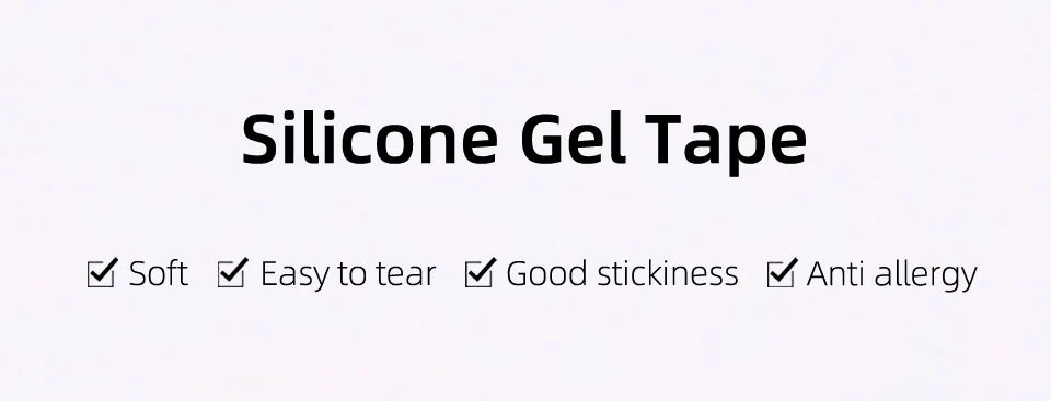 Silicone Gel Tape for Cilia Padding for Lashes Extensions Sensitive Skin Pads 11 Colors Hydrogel Patches for Eyelashes Makeup - AMULET RING STORE