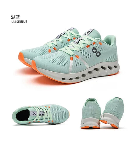 Leisure plus Size Men's Shoes39-45 Fashion Cushioned Running Shoes Sports Trend Gray Green White Black Breathable Comfortable - AMULET RING STORE