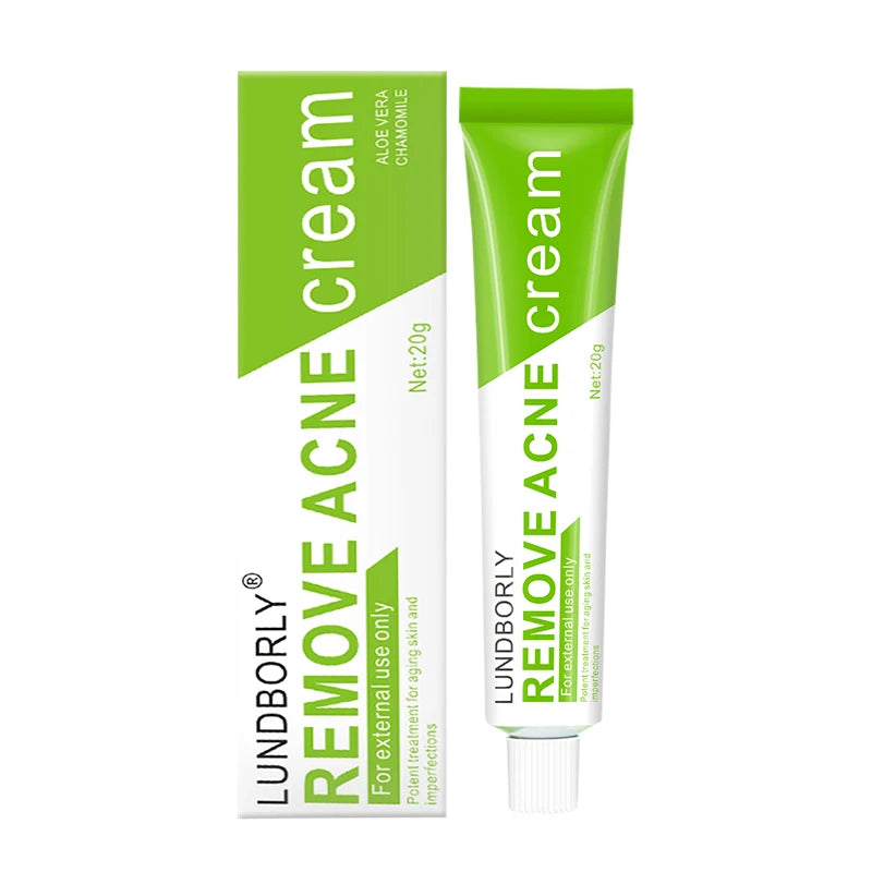 LUNDBORLY Acne Care Cream with Natural Herbal Extracts Helps Soothe Skin Improve Skin Texture and Keep Skin Smooth and Radiant - AMULET RING STORE