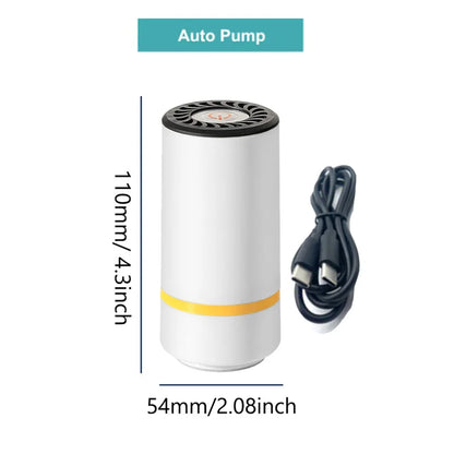 Reusable vacuum food storage bag zipper bag set USB electric pump vacuum sealing bag and manual pump vacuum bag - AMULET RING STORE