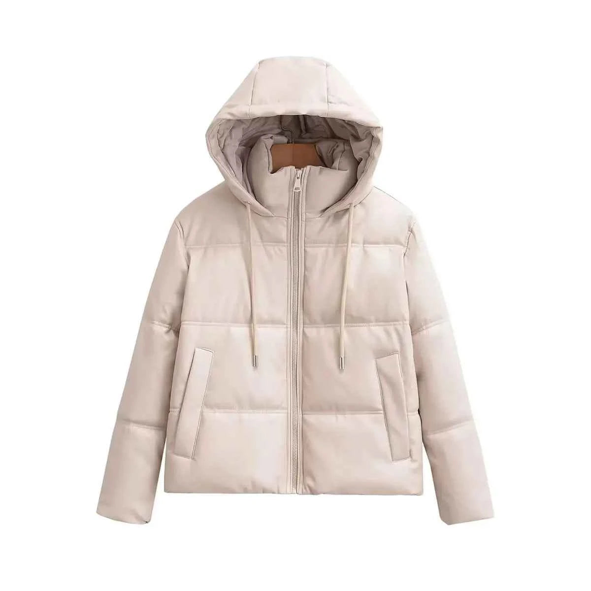 Winter Women's Cold Coat Winter Jackets For Women 2023 Warm Leather PU Parkas Winter Coat Promotion Female Outerwear