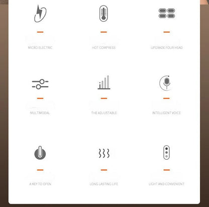 Neck Massage Intelligent Charging Heating Hot Pressing Magnetic Pulse Fashion Multi User Usage Portable Pulse Neck Massager
