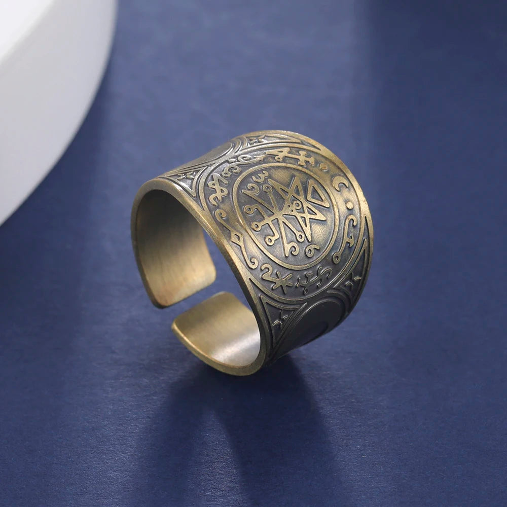 Dawapara Seal of The 7 Archangels Protection Ring Amulet AMULET RING STORE