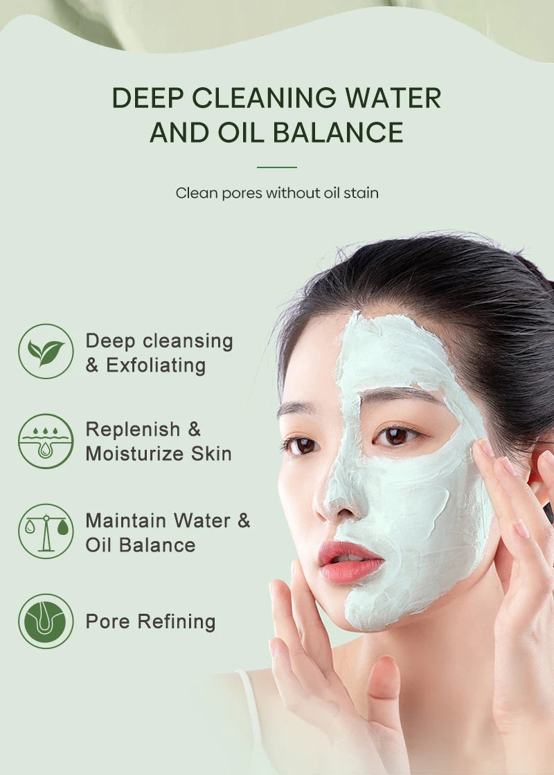 40ml Remove Blackhead Green Tea Solid Mask Clean Stick Mask Facial Dispel Acne Blemish Shrink Pores Korean Skin Care Multipack - AMULET RING STORE