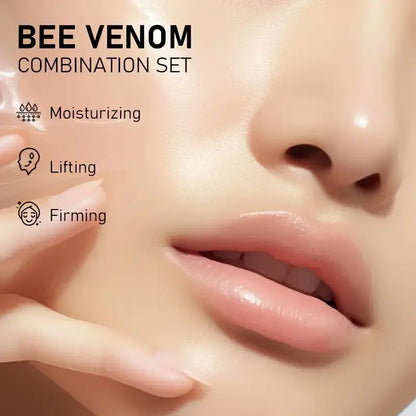 Bee venom Neck cream Moisturizing Sagging Improvement Reduce Fine Lines Damaged Skin Repair Facial Cream Nourishing Skin Care - AMULET RING STORE