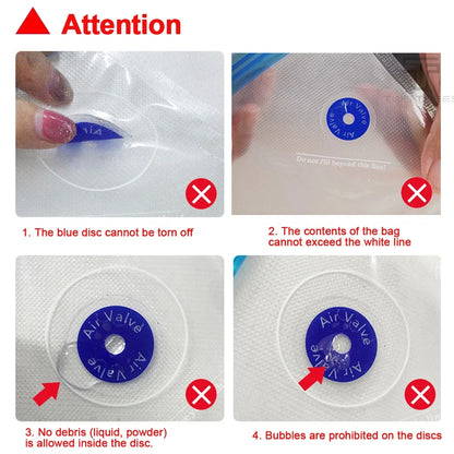 Reusable vacuum food storage bag zipper bag set USB electric pump vacuum sealing bag and manual pump vacuum bag - AMULET RING STORE