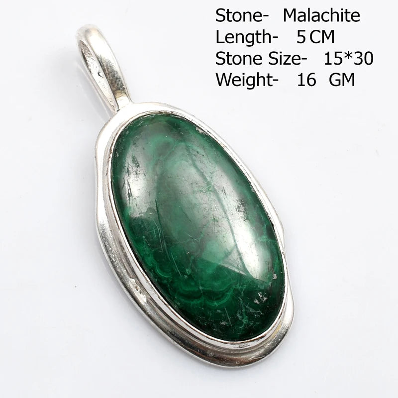 Genuine Moonstone Rose Quartz Pyrite Azurite  Pendant