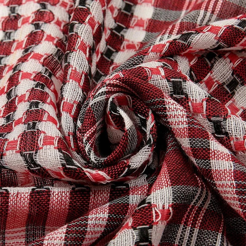 Summer Unisex Tactical Arab Cycling Mask Scarf For Man Women Fashion Lightweight Hijab Scarf Spring Army Plaid Head Scarf Mask - AMULET RING STORE