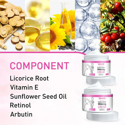 Brightening Cream For Intimate Parts Body Knees Remove Dull Pigments Brighten Serum Elbows Knuckles Lightening Skin Care Product - AMULET RING STORE
