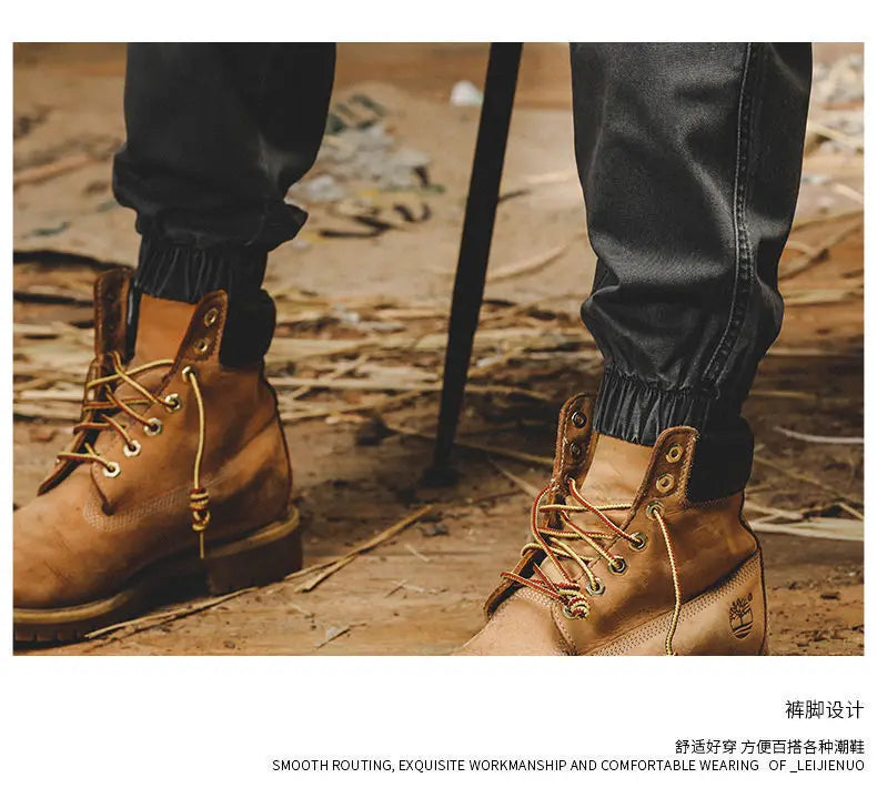 ARENS Techwear Cargo Pants Men Black Cargo Trousers Male Vintage Japanese Streetwear Hip Hop Pockets Casual Safari Style Loose