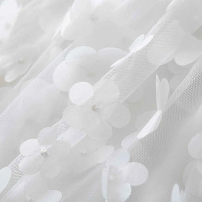 Toddler Baby Girls Clothes Elegant Floral Print Tulle Dress Summer Kids Princess Party Birthday Dress Butterfly Solid Mesh Dress