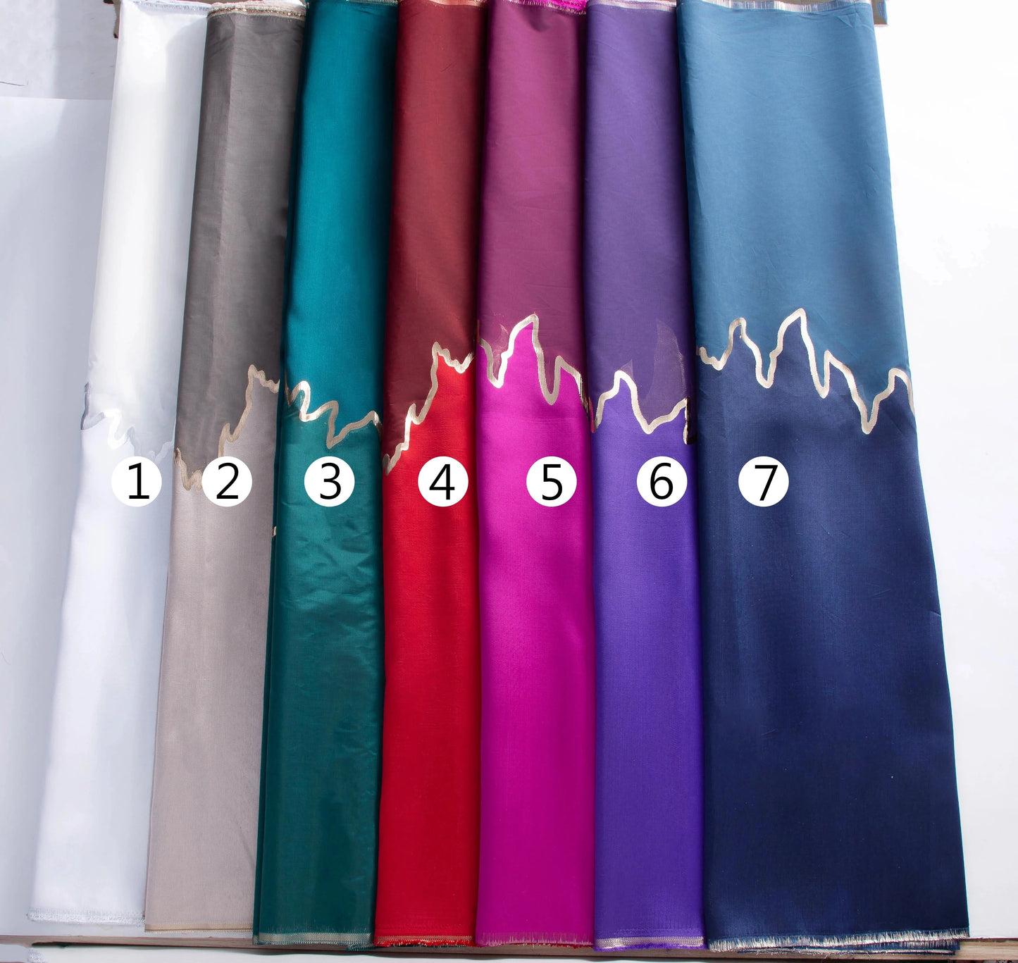 SJD LACE African Brocade Jacquard Lace Fabrics 2025 High Quality 5Yards French Gilded Lace For Sewing Women Party Dresses 3464