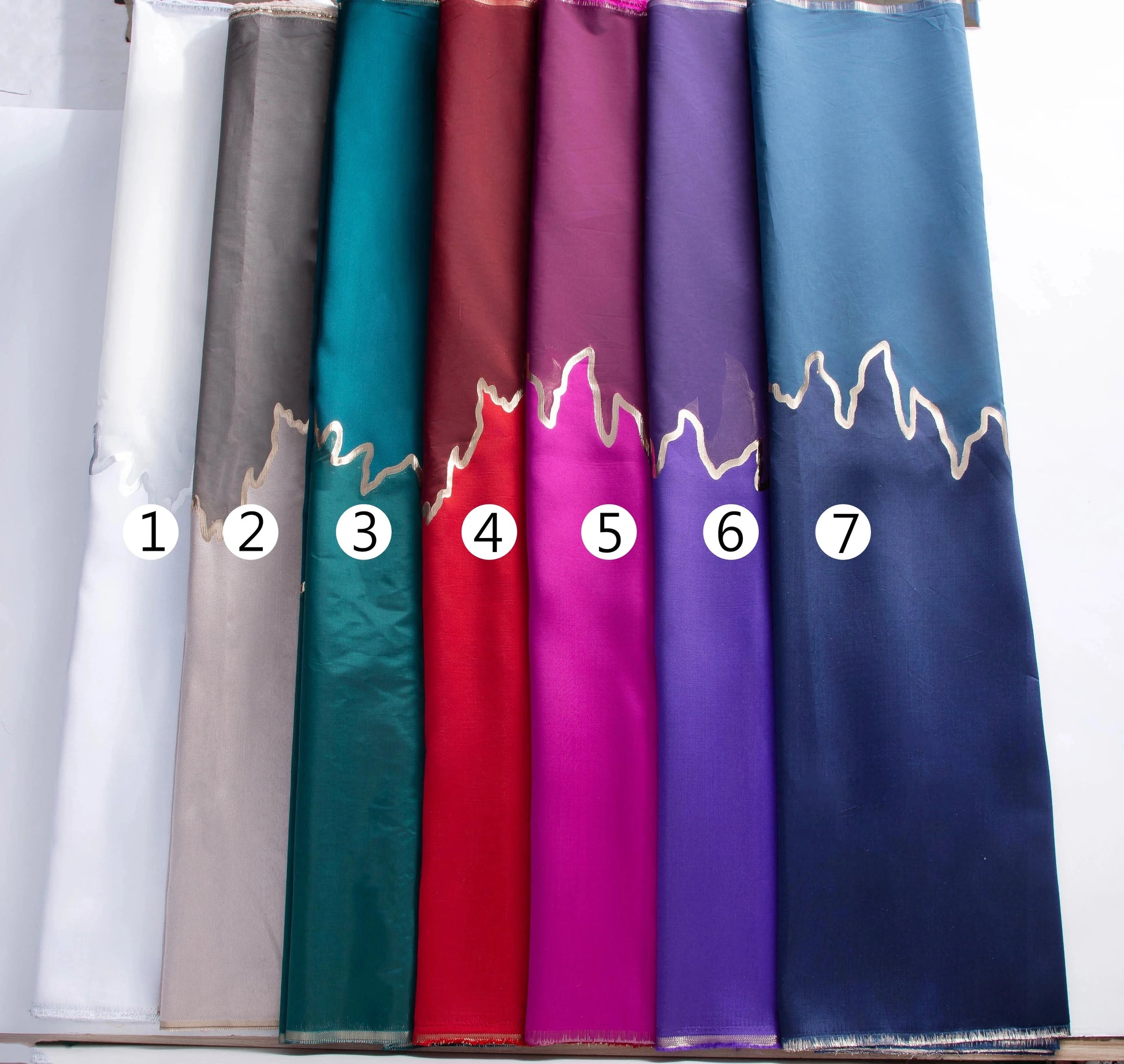 SJD LACE African Brocade Jacquard Lace Fabrics 2025 High Quality 5Yards French Gilded Lace For Sewing Women Party Dresses 3464