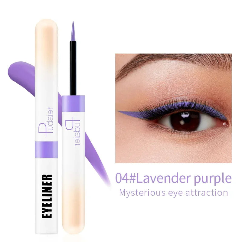 12 Colors Liquid Eyeliner Pencil Shimmer Sexy EyeShadow Portable Waterproof Durable Eyeliner Women Hot Sales Makeup Cosmetics - AMULET RING STORE