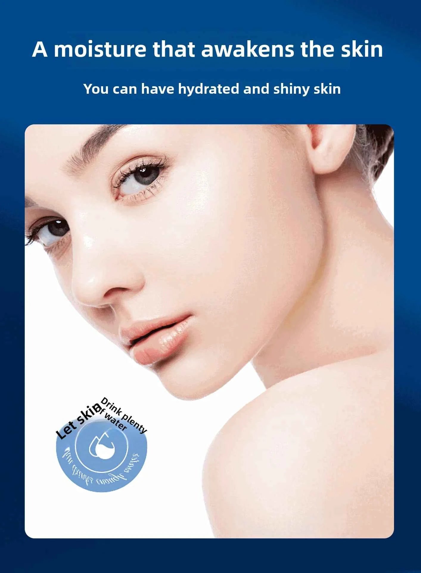 Hyaluronic Acid Serum Anti-Aging Moisturizing Shrink Pores Hydrating Whitening Essence For Microneedle Instruments Skin Care