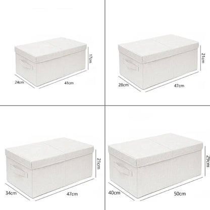 Large Foldable Storage Box Organizing Box For Closet Storage Clothing Storage Box Folding Storage Box For Home Office Storage - AMULET RING STORE