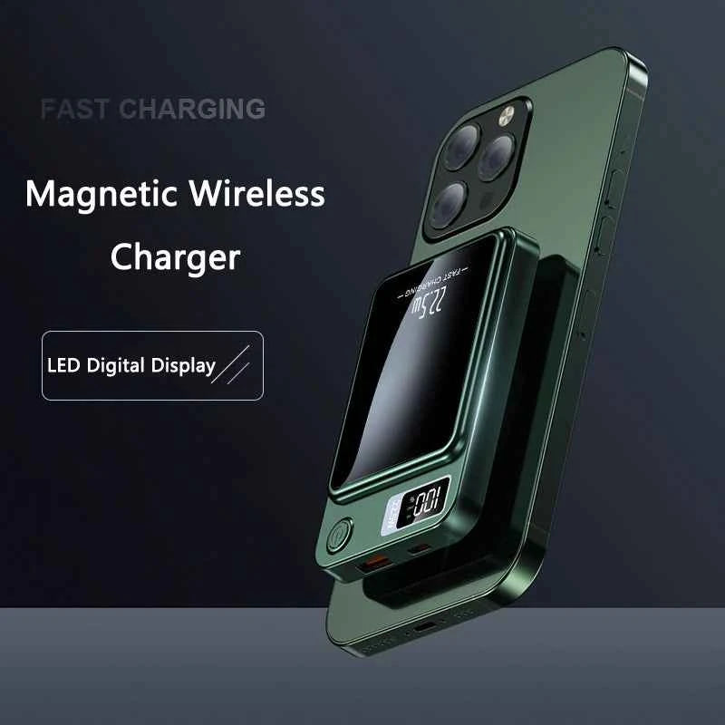 Magnetic Wireless Power Bank 50000mAh 22.5W Fast Charging External Battery Charger for Huawei Samsung iPhone 12 PD 20W Powerbank