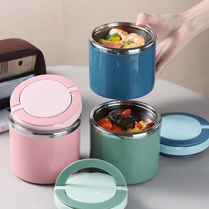 630/1000ml Food Thermal Jar Insulated Soup Cup Thermos Containers Stainless Steel Lunch Box Thermo Keep Hot for School Children - AMULET RING STORE
