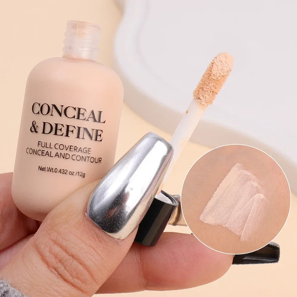 Full Cover Liquid Concealer Cream Makeup 12ML Invisible Eye Dark Circles Cream Face Foundation Waterproof Make Up Base Cosmetics - AMULET RING STORE