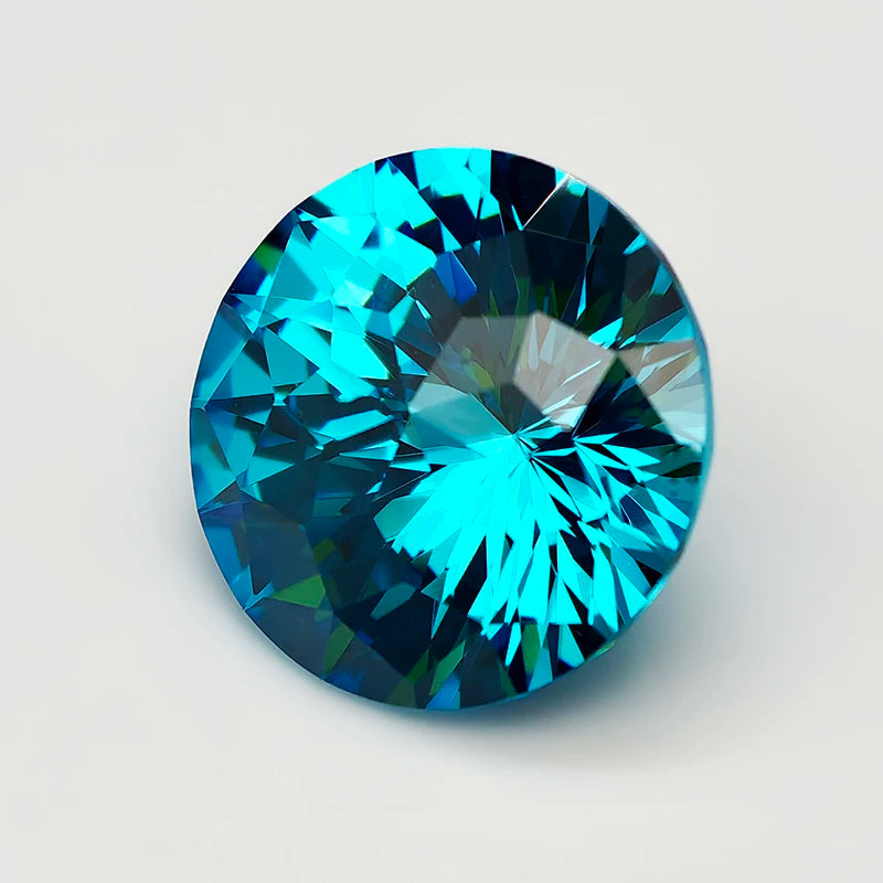 New 5A Quality Round Colored Empire Cut Cubic Zirconia Stones Loose Gemstone for Jewelry Making