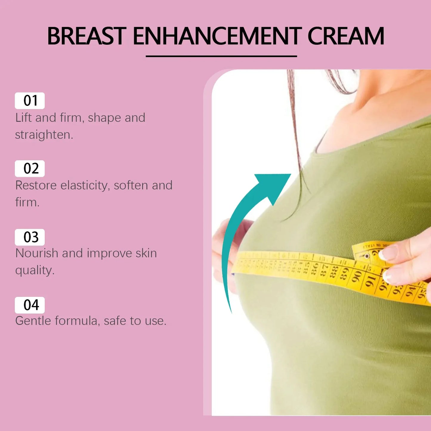 Fast Growth Breast Enlargement Cream Lift Firm Breast Improve Sagging Massage Chest Rapidly Body Moisturizing Smooth Bright Care