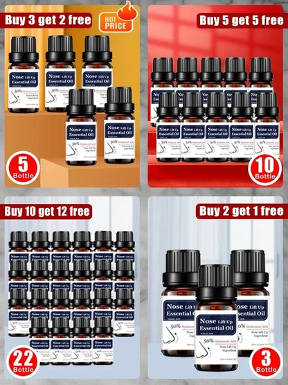 Nose Massage Essential Oil Up Heighten Rhinoplasty Firming For Moisturizing Nose Serum Reshape Natural Face Beauty Care Products - AMULET RING STORE