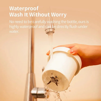 Portable juicer Fresh Juice Bottle Blender Plus 500ml Wireless Fruit Mixers 6 Blades 2400mAh Food Milkshake Ice Crush Cup - AMULET RING STORE