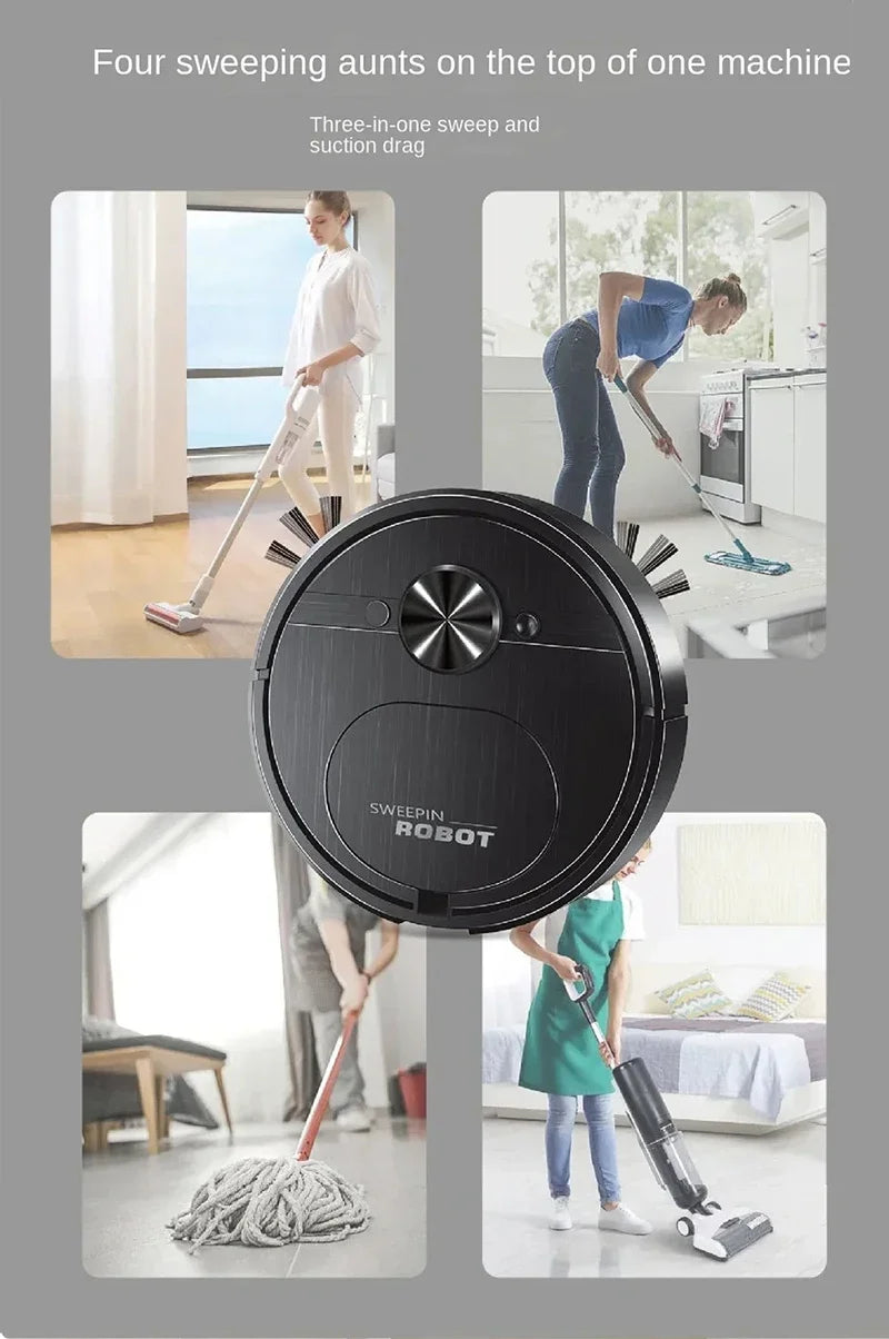 Xiaomi Smart Sweeping Robot Vacuum Cleaner 3-in-1 Charging Strong Power Sweeping Machine Wiping Floor Remove Dust Hair Pet Hair - AMULET RING STORE