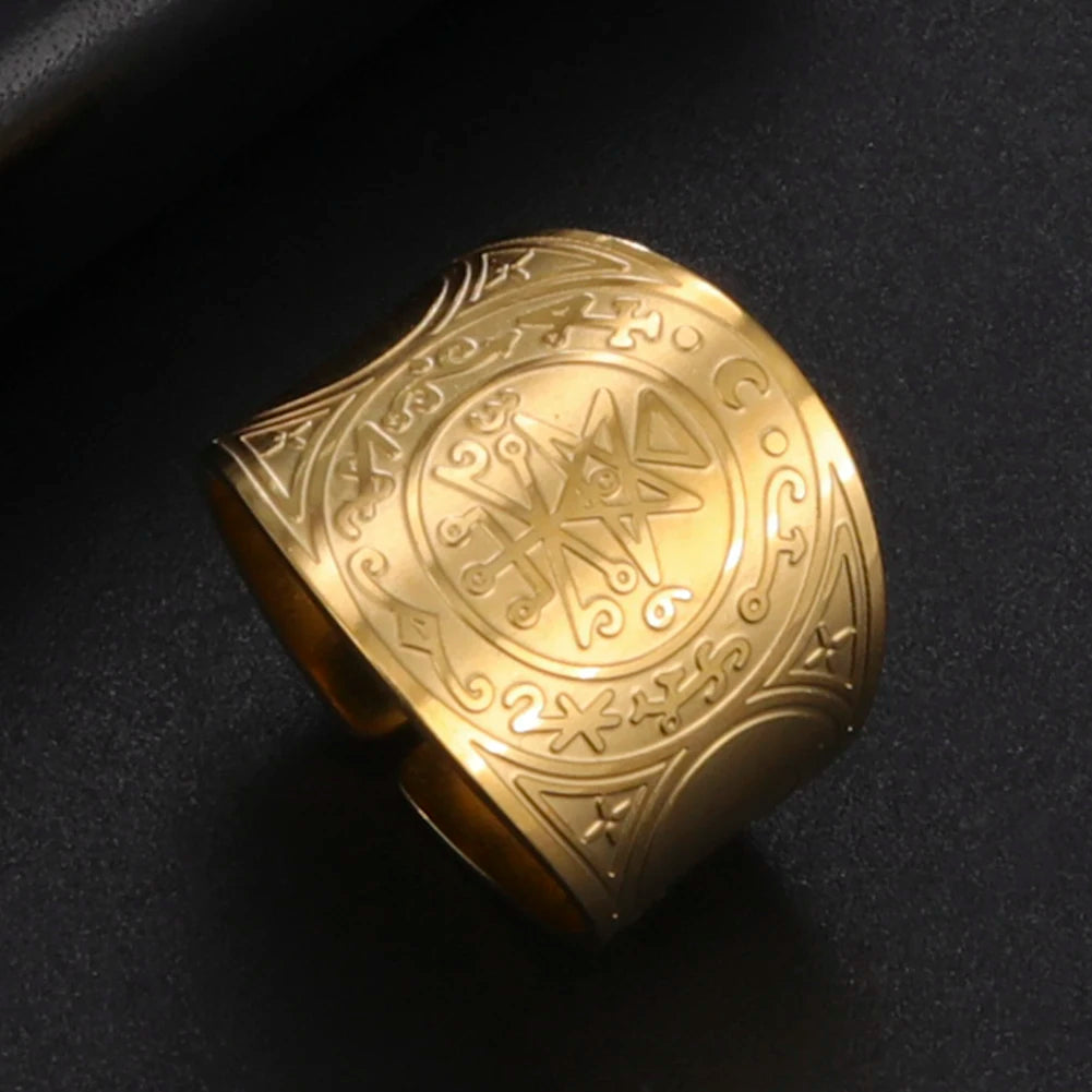 Dawapara Seal of The 7 Archangels Protection Ring Amulet AMULET RING STORE