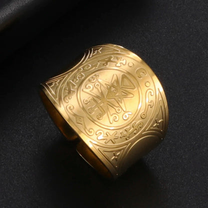 Dawapara Seal of The 7 Archangels Protection Ring Amulet AMULET RING STORE