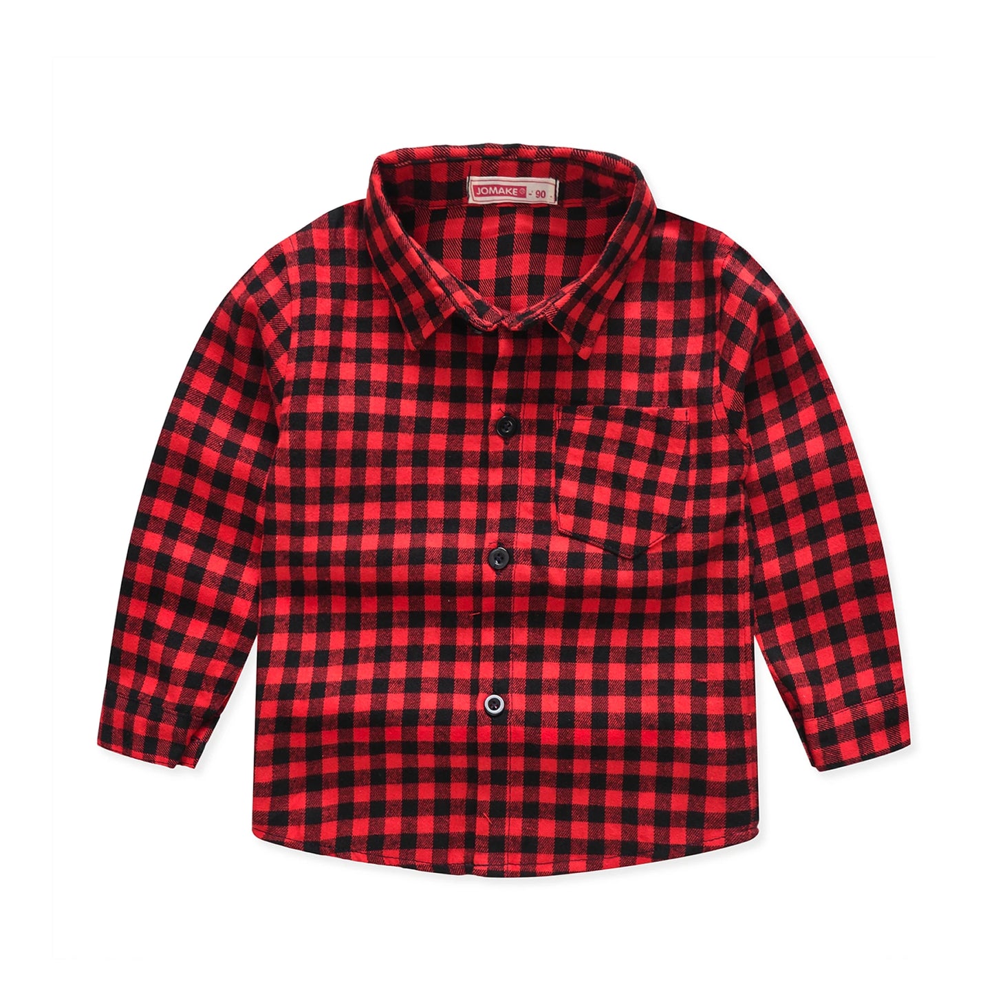New Spring and Autumn Winter Boys and Girls 1-14 Years Old Classic Woolen Checkered Shirt Student Dress Versatile Shirt