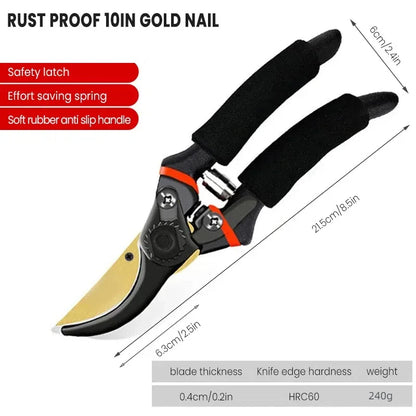 G1 Multifunctional Garden Trimming Tool Heavy-Duty Sharp Manual Trimmer Professional And Durable Plant Pruning Scissors - AMULET RING STORE